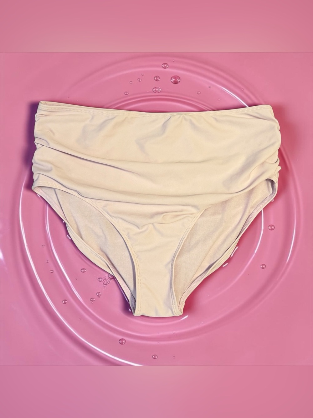 Catherine Malandrino Light Lavender High-Rise Bikini Bottom
